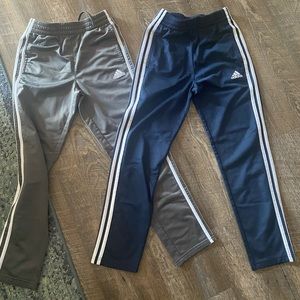 Two adidas youth pants